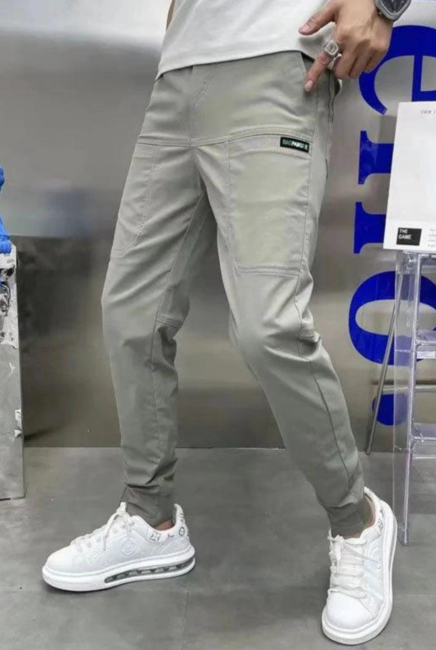 Killian - Pantalon cargo décontracté à taille élastique (1 acheté, 1 offert)