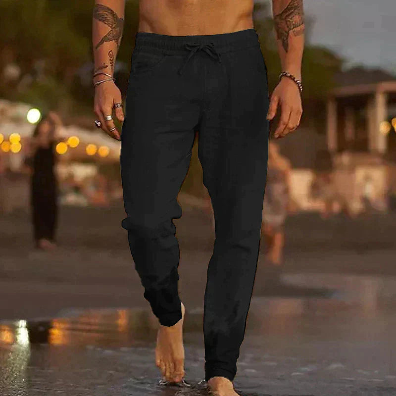 Finn - Pantalon décontracté à cordon