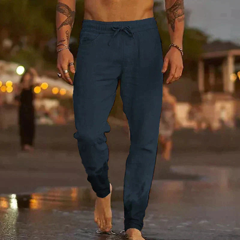 Finn - Pantalon décontracté à cordon