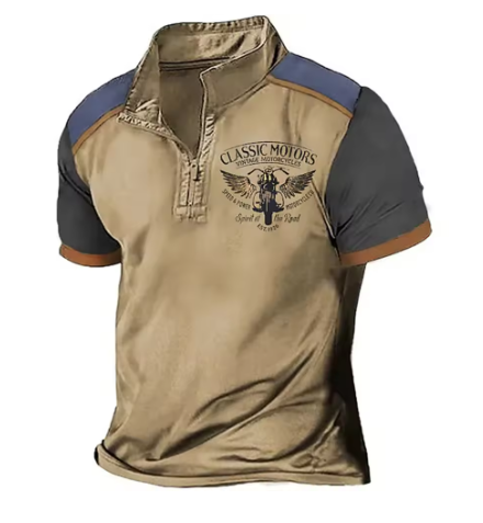 Dwayne - Polo vintage élégant