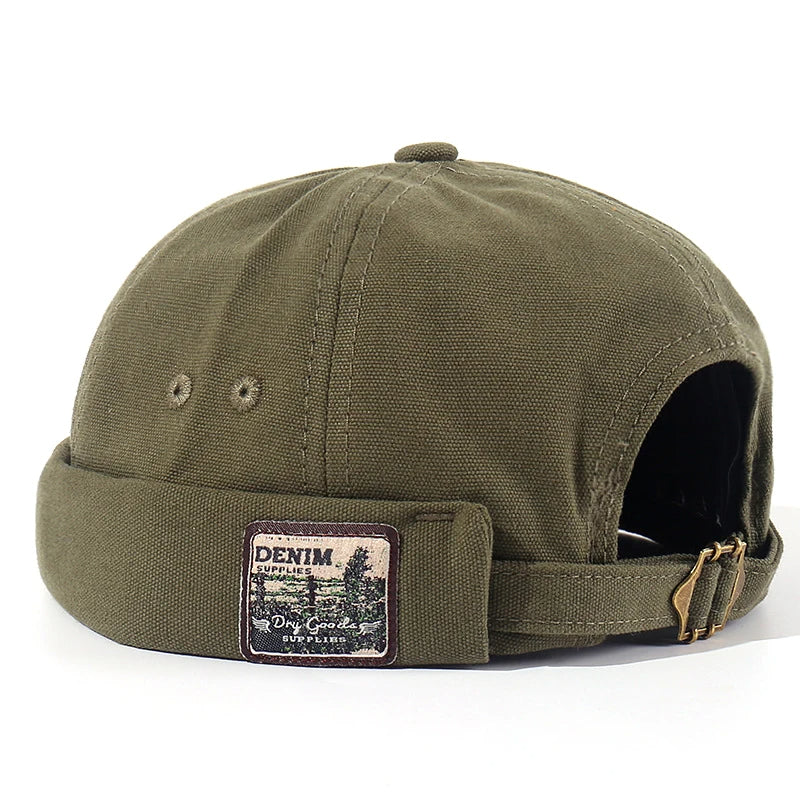 Grant - Casquette décontractée à visière roulée