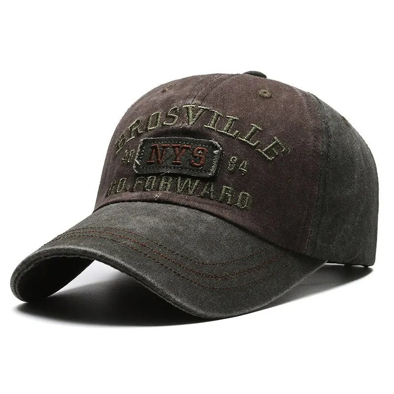 Gideon - Casquette de baseball en denim