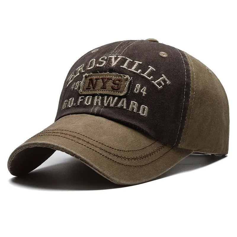 Gideon - Casquette de baseball en denim