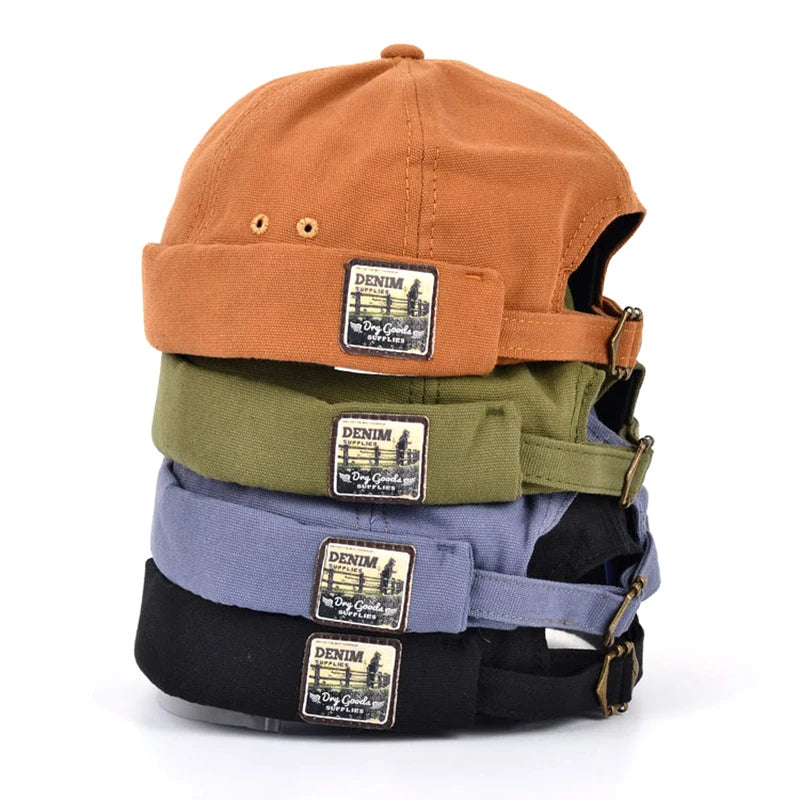 Grant - Casquette décontractée à visière roulée