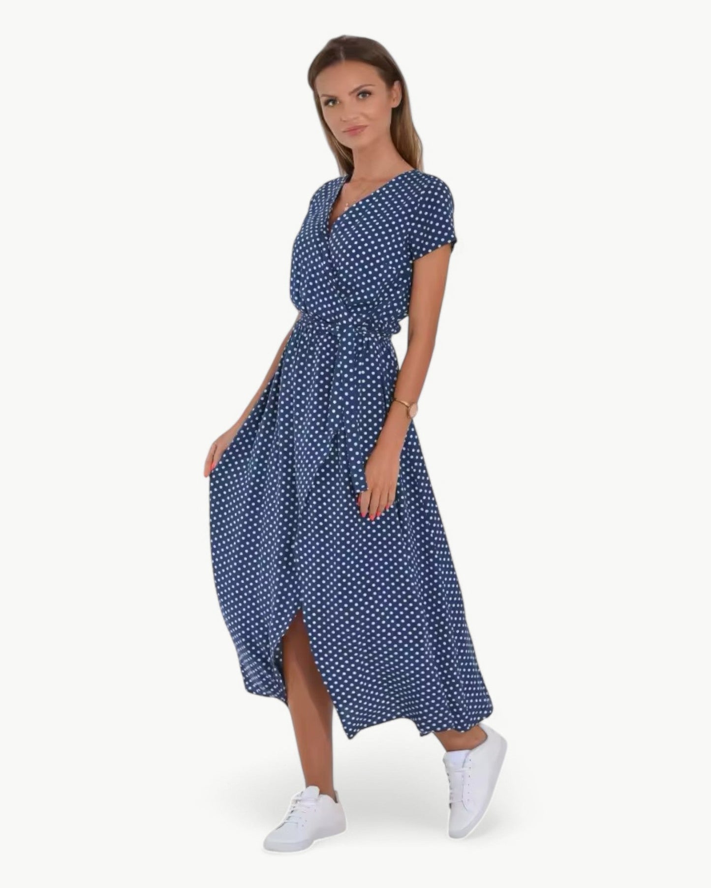 Gia - Robe portefeuille à motifs floraux
