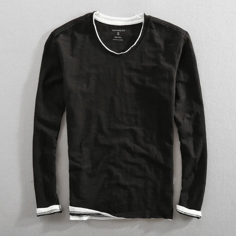 Donald - Chemise à manches longues en coton