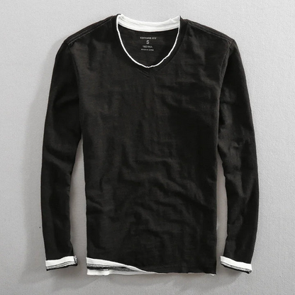 Donald - Chemise à manches longues en coton