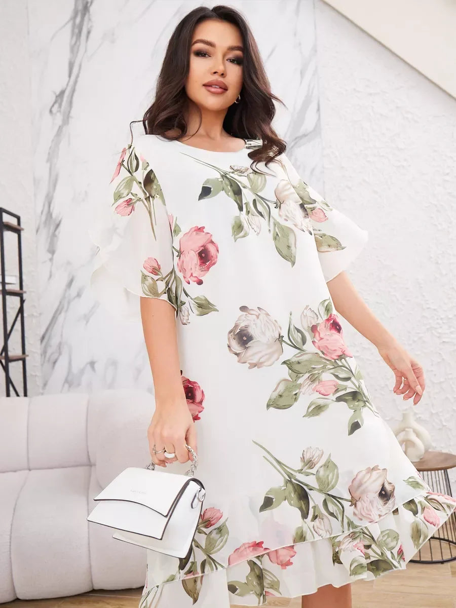 Margot - Robe midi élégante