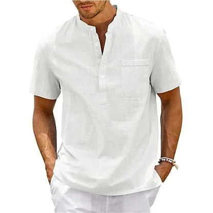 Kaleb - Chemise mandarin élégante