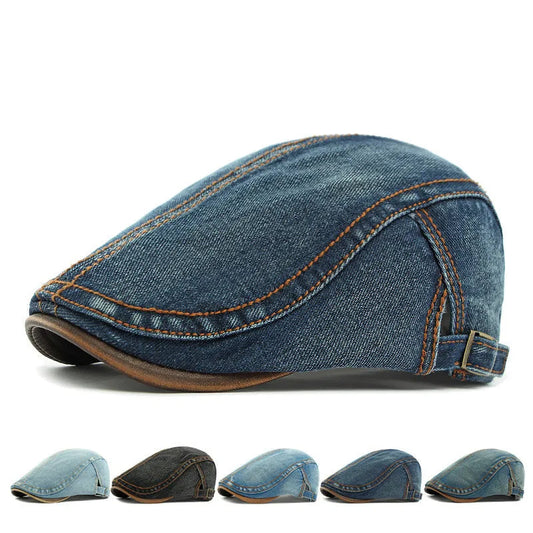 Griffin - Casquette plate en denim