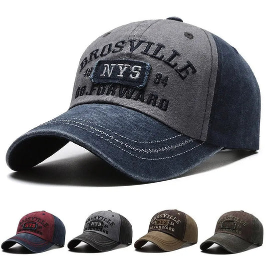 Gideon - Casquette de baseball en denim
