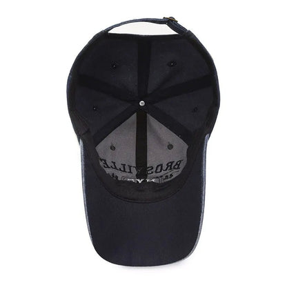 Gideon - Casquette de baseball en denim