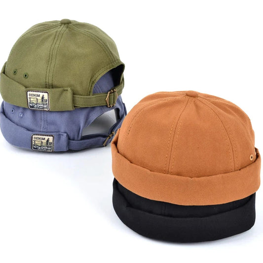 Grant - Casquette décontractée à visière roulée